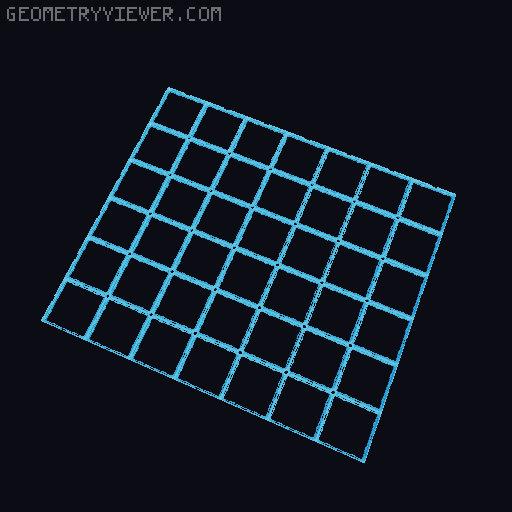 CLCKbase with Screw Holes, Sizes up to 9x9, Gridfinity Baseplate 3D model thumbnail
