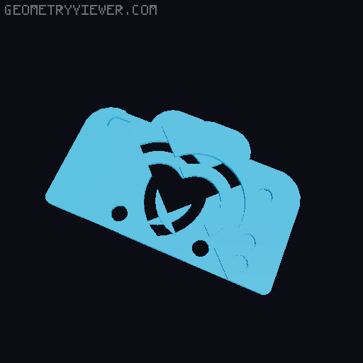 ISO 7010 - P029 – No photography - MMU Remix 3D model thumbnail