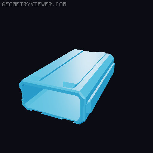 Modular Organizer 3D model thumbnail