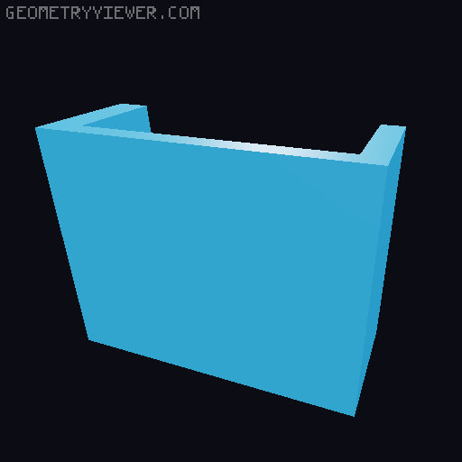 (nearly) universal balisong stand (also able to hold other types of knifes) 3D model thumbnail