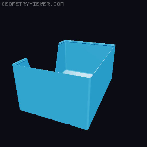 Gridfinity wall cutout collection 3D model thumbnail