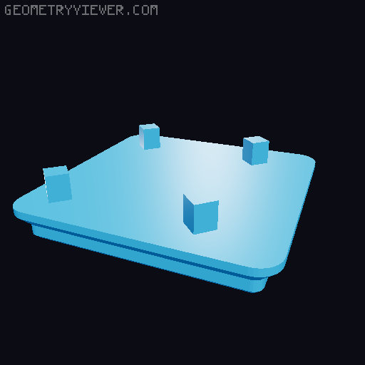 Gridfinity Samsung Galaxy Watch 3/4/5/6/7/Ultra Charging Stand 3D model thumbnail