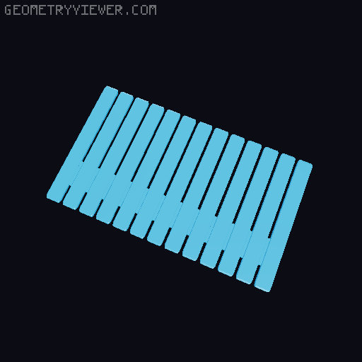 Drawer Divider 3D model thumbnail