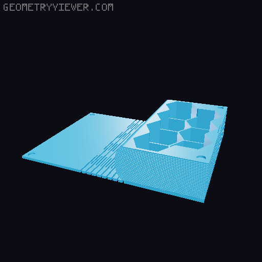 Mini Dice Book 3D model thumbnail