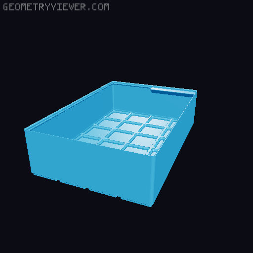 Gridfinity cups height 9 (67mm) collection 3D model thumbnail