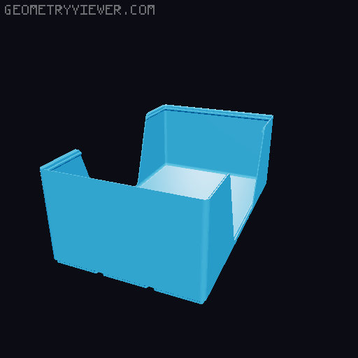 Gridfinity wall cutout collection 3D model thumbnail