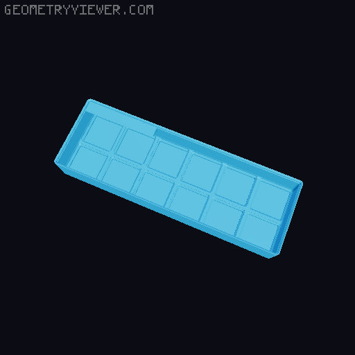 Gridfinity cups height 5 (39mm) collection 3D model thumbnail