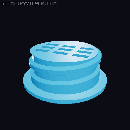 Small USB Box 3D model thumbnail