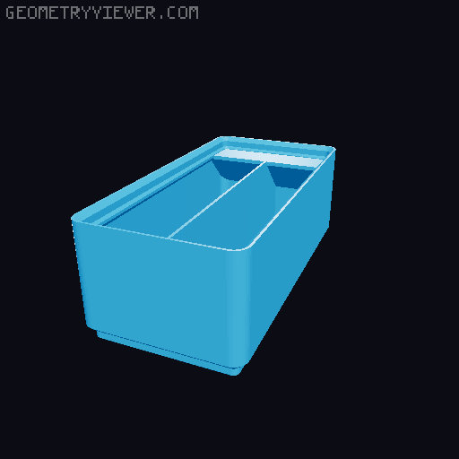 Gridfinity Bin Generator 3D model thumbnail