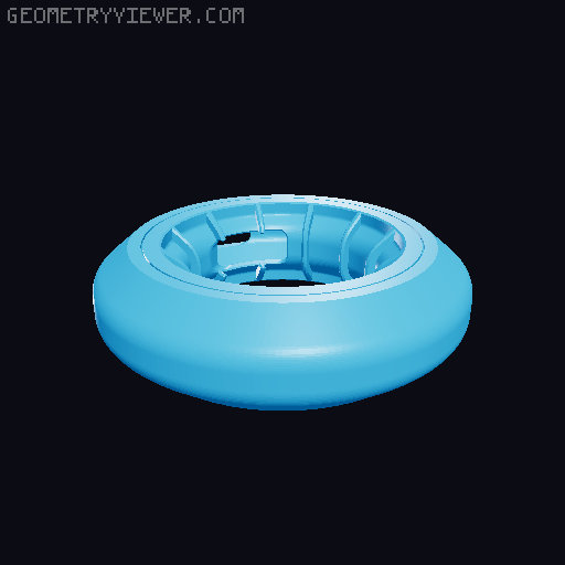 Next Gen USB (and more) Cable Winder / Organizer (Print-in-Place, Multiple Sizes, Stackable) 3D model thumbnail