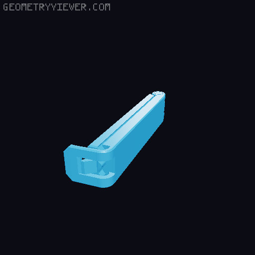 Print in place BAG CLIPS 3D model thumbnail
