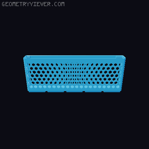 Gridfinity Hex Bins all sizes 3D model thumbnail