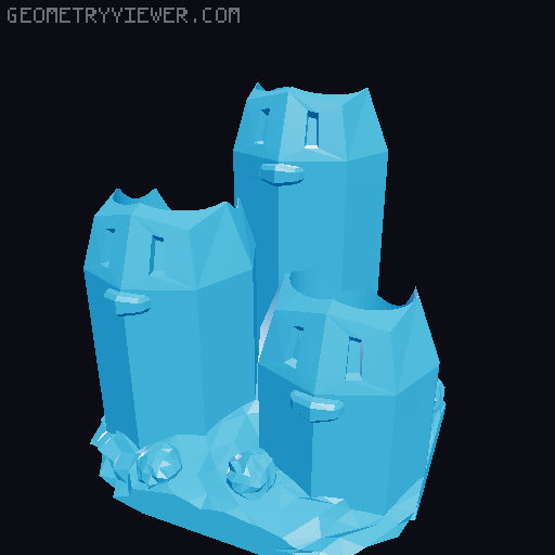 Pokemon Tube Holders V2 - Gridfinity 3D model thumbnail