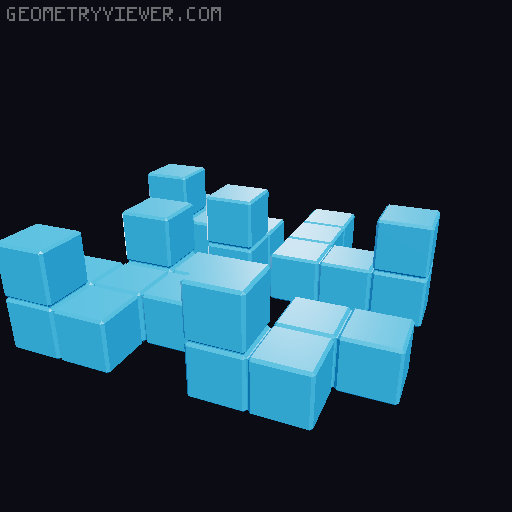 Looser pieces for Akaki Picnic Basket 3D model thumbnail