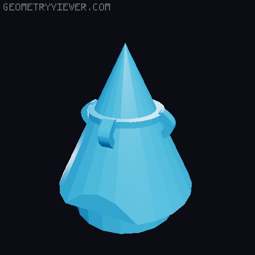 Tower Attachment for rcmz Print in Place Dice Tower 3D model thumbnail
