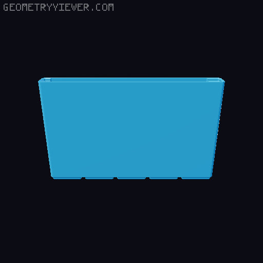 Gridfinity cups height 18 (130mm) collection 3D model thumbnail