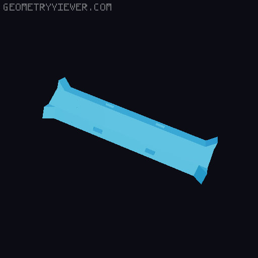 openGrid - Angle connector 3D model thumbnail