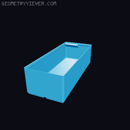 Gridfinity cups height 8 (60mm) collection 3D model thumbnail