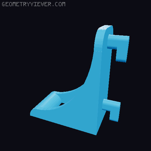 Single & Double Spray Bottle Mounts for SKADIS - T-Nut/Universal Hooks 3D model thumbnail