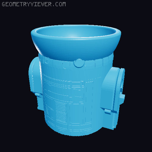 Star Wars Egg Cup Collection (Part 1) 3D model thumbnail