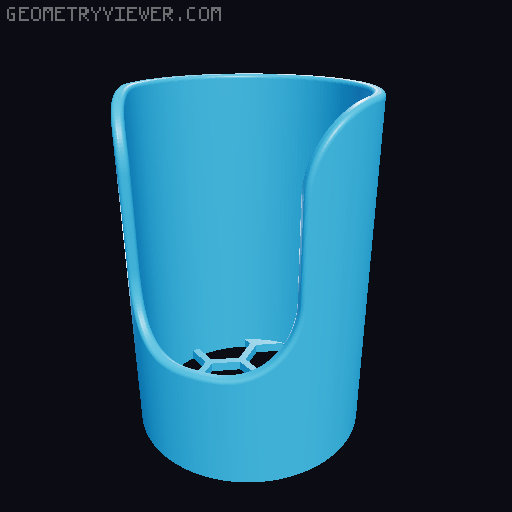 Sy's Peglock - Bottle Holders 3D model thumbnail
