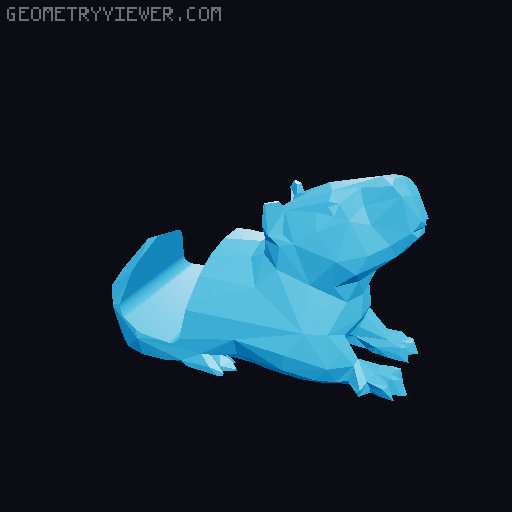 Capybara Phone Holder / Keyring 3D model thumbnail