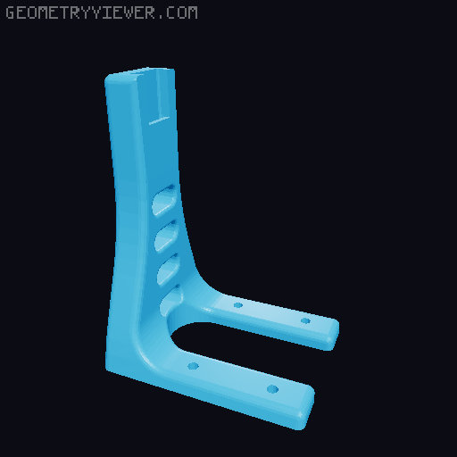 Compact Filament Stand 3D model thumbnail