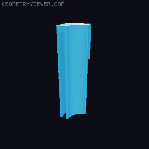 Drawer organizer 3D model thumbnail