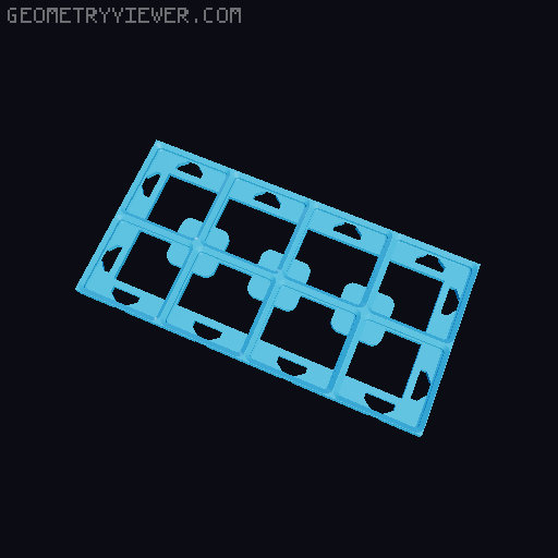 Gridfinity Refined 3D model thumbnail