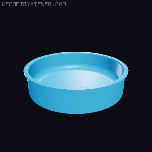 Screw Top Container Insert ** Added files for Shorter Print Time 3D model thumbnail