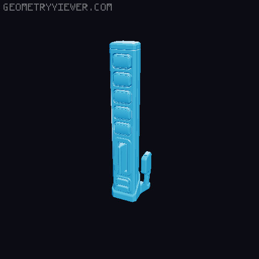 Polybar System - 3D Printed Guitar Controllers 3D model thumbnail