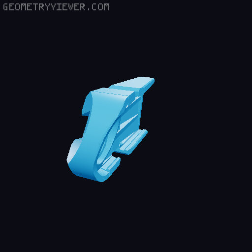 GearHead Quest 2 Strap 3D model thumbnail