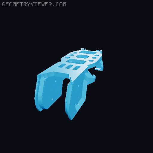 Pavo 20 Pro O4 Pro Mount 3D model thumbnail