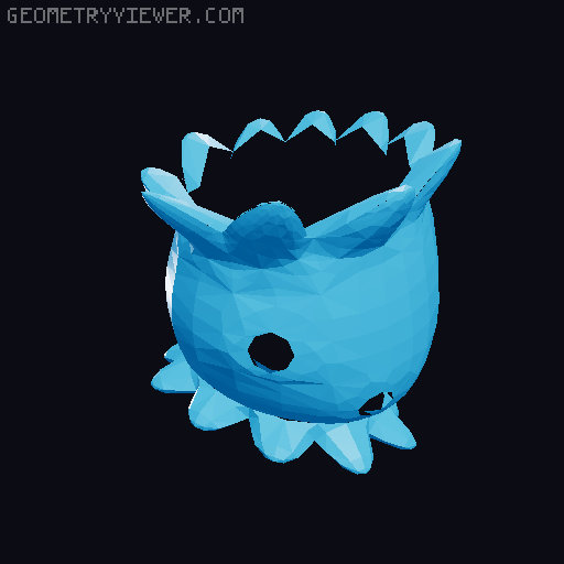 Ogerpon (Pokemon Scarlet and Violet) 3D model thumbnail