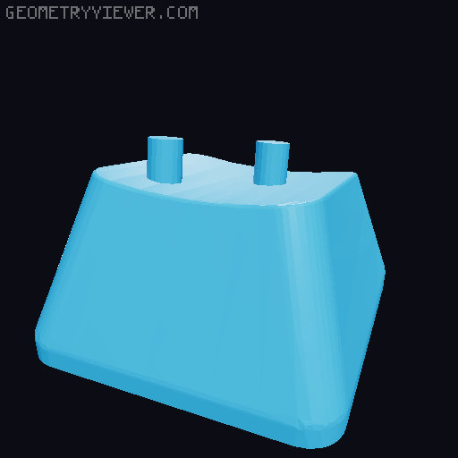 Keycaps with Braille 3D model thumbnail