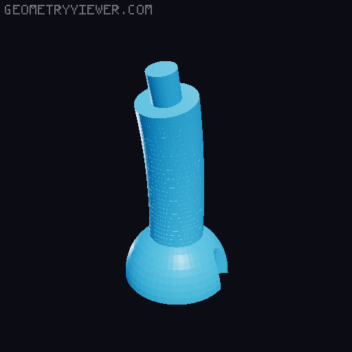 Shaun the Sheep Toilet Paper Roll Countertop Holder 3D model thumbnail