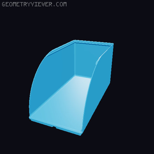Gridfinity rouded bins collection all sizes 3D model thumbnail