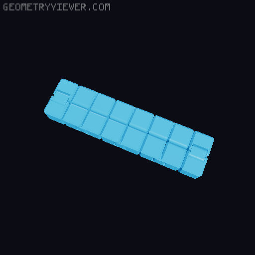 Fidget Cube 3D model thumbnail