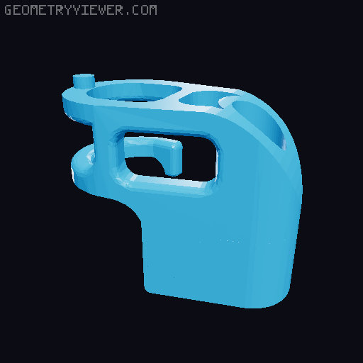 Chain link for the creality K1/K1 Max SPEEDBUMP - TALL GUY version 3D model thumbnail