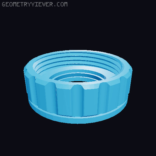 Moon Rocket v2 24mm motor 3D model thumbnail