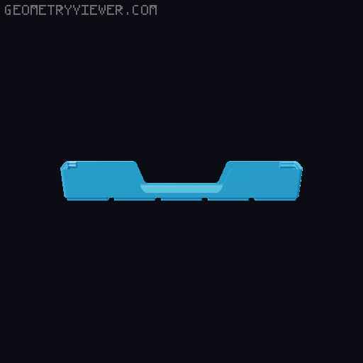 Gridfinity wall cutout collection 3D model thumbnail