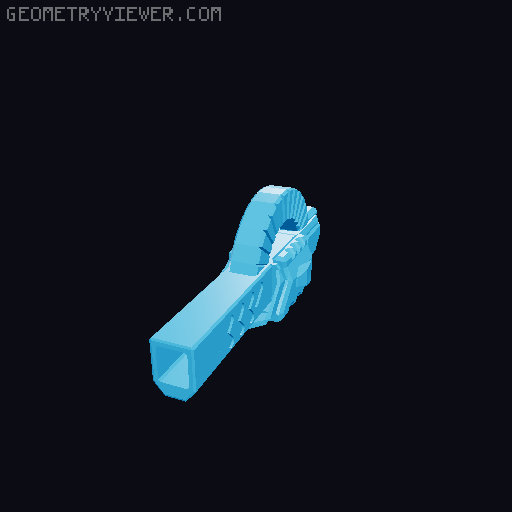 Dummy 13 - Blaster Arms! 3D model thumbnail