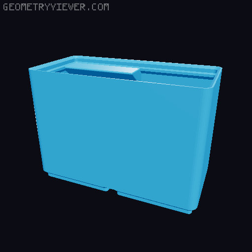 Gridfinity cups height 8 (60mm) collection 3D model thumbnail