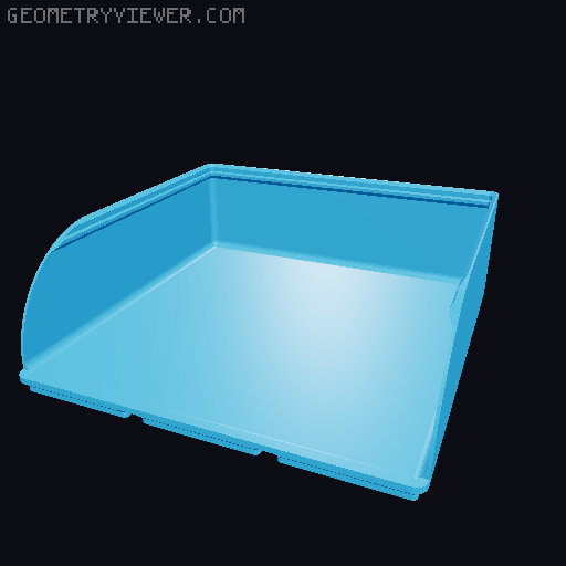 Gridfinity rouded bins collection all sizes 3D model thumbnail