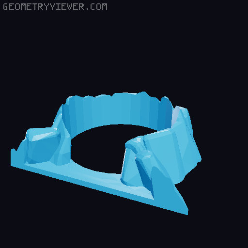 Dice Tower v1 3D model thumbnail