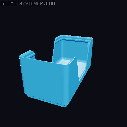 Gridfinity wall cutout collection 3D model thumbnail