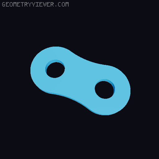 Chain Clock 3D model thumbnail