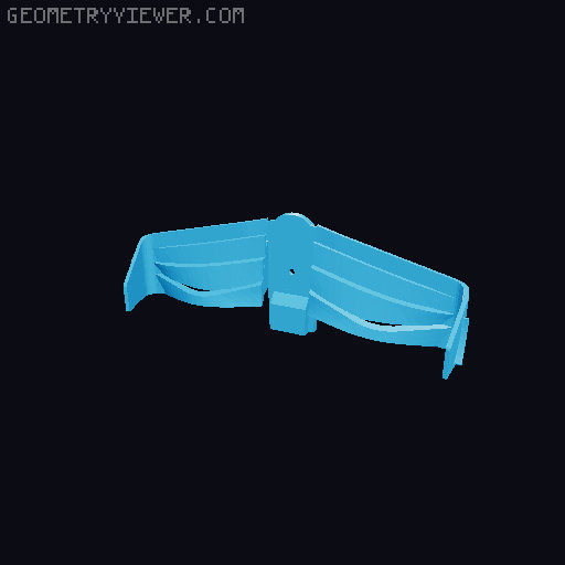 OpenRC F1 2022 Front Spoiler / Wing 3D model thumbnail