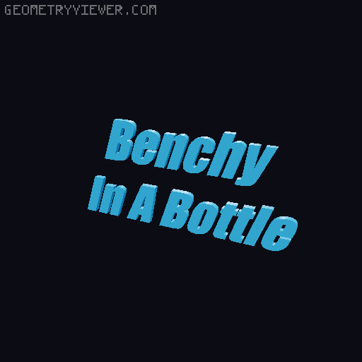Benchy In A Bottle 3D model thumbnail