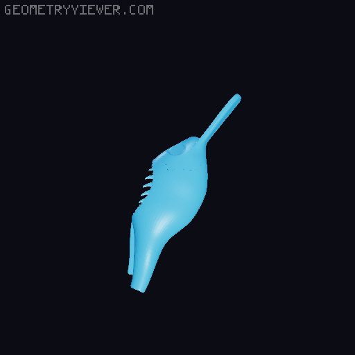 Chomped Crankbait 3D model thumbnail
